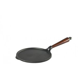Skeppshult Gusseisen Pfanne für Pfannkuchen mit Holzgriff