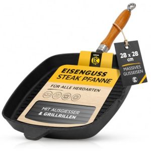Krüger Gusseisen-Steakpfanne Rustica