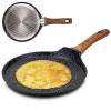 25 CM Flach Krepp Bratpfanne Ideal Für Chapatis Pfannkuchen Kuchen Tag 