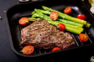 Culinario Grillpfanne mit Gemüse und Steak