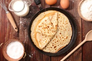 Zutaten für leckere Crêpes